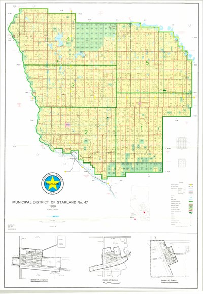 Starland Land Owners Map 1986